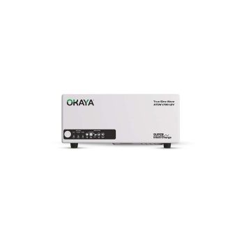Okaya ATSW 1700 12V Home UPS Inverter | Advanced True Sine Wave Technology | 1450 VA / 1160 Watt | LED Display | Fast Charging & Appliance Safe | 36-Month Warranty