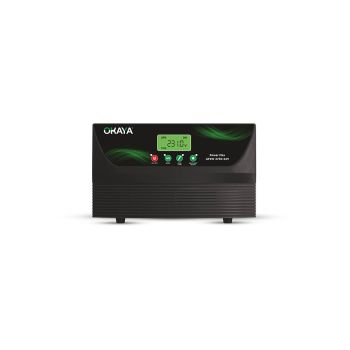 Okaya ATSW 3750 24V Hi-Capacity UPS/Inverter | Advanced True Sine Wave Technology | Power Max Series | 3200 VA / 2560 Watt | LCD Display | Heavy-Duty Performance | 36-Month Warranty