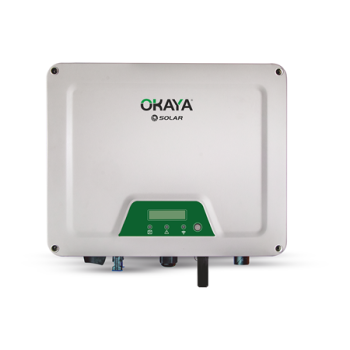 Okaya Solar MPPT Grid-Tied Inverter | 10kW 3-Phase | Up to 98% efficiency with 10-Year Warranty | BIS Certified 