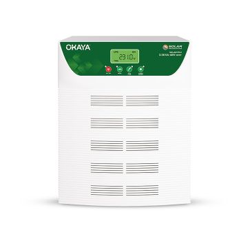 Okaya 3500VA 48V MPPT Solar PCU | Off-Grid Inverter with Dual Interleaved MPPT | High Load Efficiency
