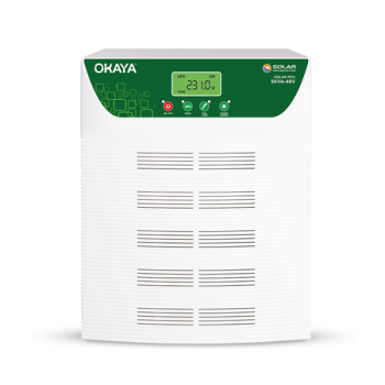 Okaya 5000VA 48V PWM Solar PCU | Off-Grid Inverter | TwinCharge technology | True Sine Wave Output