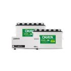 Okaya Advanced Inverter & Battery Combo | ATSW 1900 24V UPS/Inverter (1650VA) with Advanced True Sine Wave technology & 2 Advanced SJT Battery (PowerON OPSJT17048 140Ah/12V) | For Home, Office & Shops